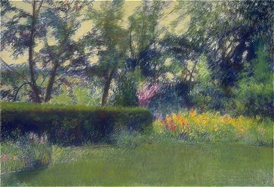 Garden with Hedges